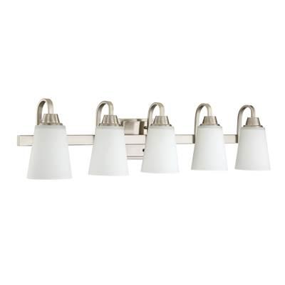 Grace 5 Light Vanity in Brushed Polished Nickel