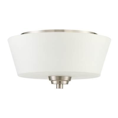 Grace 2 Light Flushmount in Brushed Polished Nickel