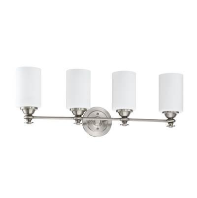 Dardyn 4 Light Vanity in Brushed Polished Nickel by Craftmade