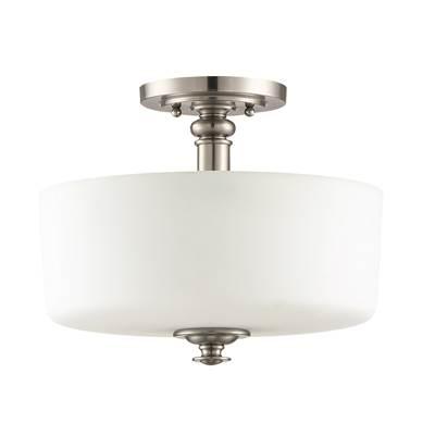 Dardyn 3 Light Convertible Semi Flush in Brushed Polished Nickel by Craftmade