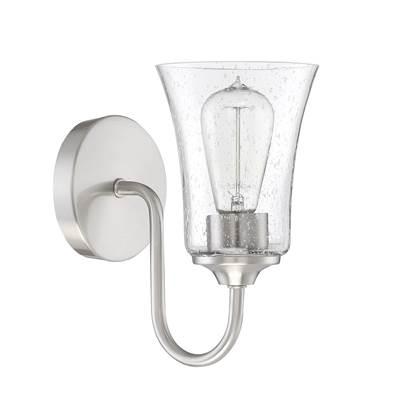 Gwyneth 1 Light Wall Sconce in Brushed Polished Nickel by Craftmade