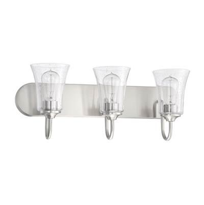 Gwyneth 3 Light Vanity in Brushed Polished Nickel by Craftmade