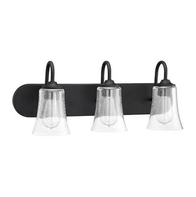 Gwyneth 3 Light Vanity in Flat Black