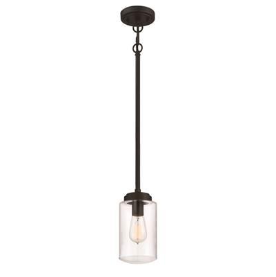 Crosspoint 1 Light Outdoor Mini Pendant Espresso