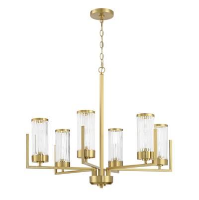 Requires 6 Candelabra Base 60 Watt Bulbs (Not Included)