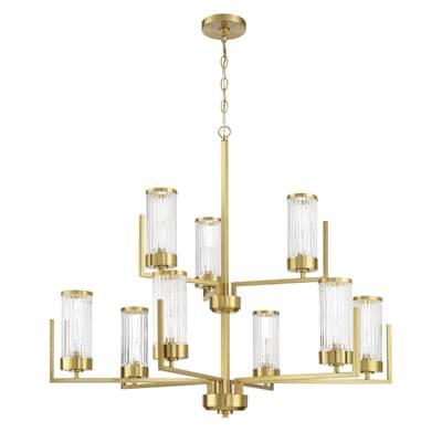 Requires 9 Candelabra Base 60 Watt Bulbs (Not Included) by Craftmade