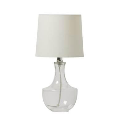 1 Light Clear Glass Base Table Lamp by Craftmade