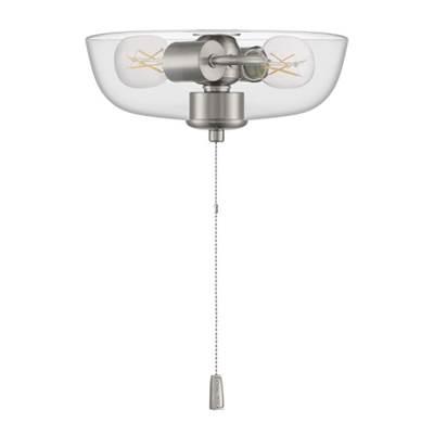 2 Light Bowl Light Kit in Brushed Polished Nickel