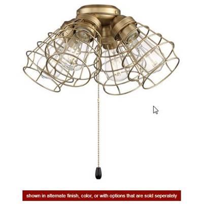 4 Light Cage Light Kit in Flat Black by Craftmade