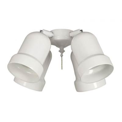 4 Light Universal Adjustable Spotlight Light Kit in White