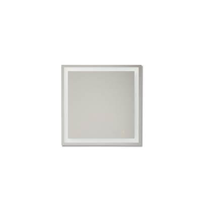 30'' x 30'' x 1.9'' Square Front Lit LED Mirror, Defogger and Dimmer, 3000K/4000K/5000K by Craftmade