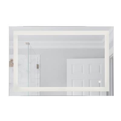 48'' x 32'' Front Lit LED Mirror, Defogger And Dimmer, 3000K