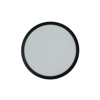 Slim Line II 12'' LED Pancake Flushmount in Flat Black, 5CCT Selectable 2700-5000K