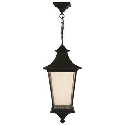 Argent II 3 Light Outdoor Pendant in Midnight