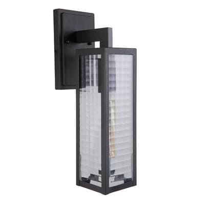 Craftmade Deka 1 Light Medium Outdoor Wall Lantern in - Midnight by Craftmade