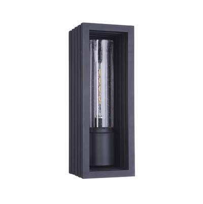 Carmel 1 Light Large Outdoor Wall Lantern in Textured Black by Craftmade