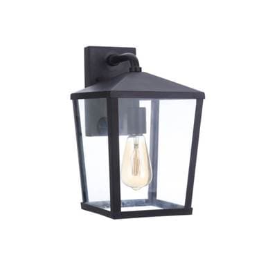 Craftmade Olsen 1 Light Medium Outdoor Wall Lantern in - Midnight