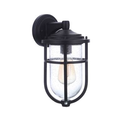 Craftmade Voyage 1 Light Small Outdoor Wall Lantern in - Midnight by Craftmade