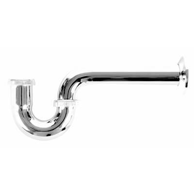 P-Trap 1.5, 17 Gauge Ground Joint W/Brass Nut 15 In Bend