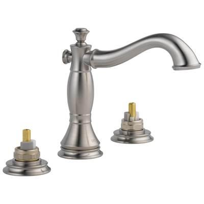 CassidyE Two Handle Widespread Bathroom Faucet - Less Handles by Delta Faucet
