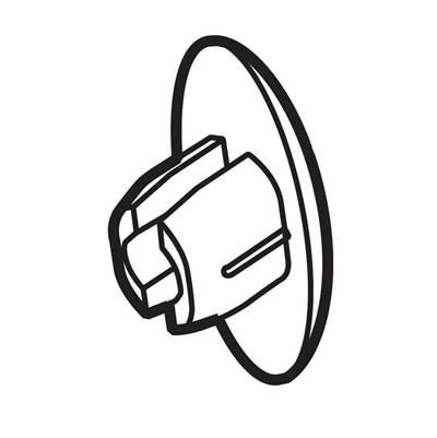 Foundations Plug - Lift Rod Hole Cover - Chrome by Delta Faucet