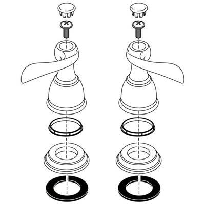 Delta Faucet Windemere Metal Lever Handle Set - - Chrome by Delta Faucet