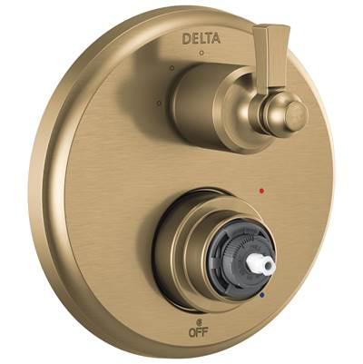 DorvalE Traditional 2-Handle Monitor 14 Series Valve Trim with 3 Setting Diverter - Champagne Bronze by Delta Faucet