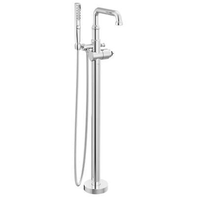 BroderickE Floor Mount Tub Filler Trim- Less Handle by Delta Faucet