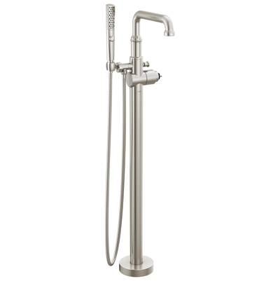 BroderickE Floor Mount Tub Filler Trim- Less Handle by Delta Faucet