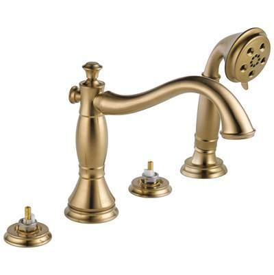 CassidyE Roman Tub with Hand Shower Trim - Less Handles by Delta Faucet