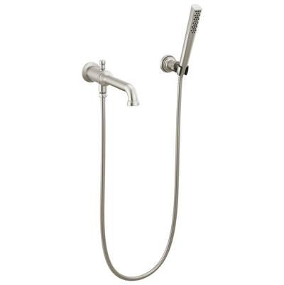 BroderickE Wall Mount Tub Filler Trim with Hand Shower - Less Handles by Delta Faucet