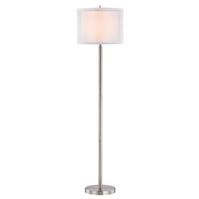 Double Organza floor lamp with shade by Dolan Design