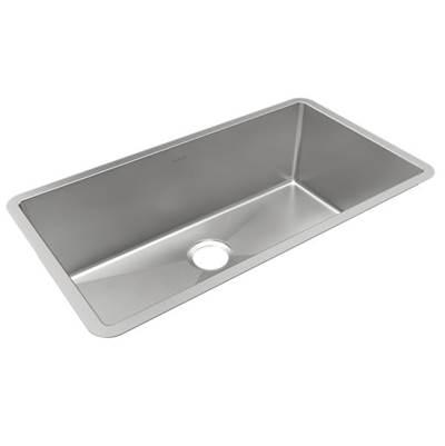 16 Gauge Stainless Steel 32.5'' x 18'' x 10'' Single Bowl Undermount Kitchen Sink