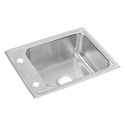 18 Gauge Stainless Steel 22'' x 17'' x 5.5'' Single Bowl Drop-in Sink by Elkay
