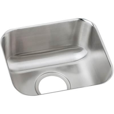 18 Gauge Stainless Steel 14.5'' x 12.5'' x 6.5'' Single Bowl Undermount Bar/Prep Sink