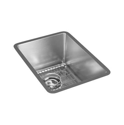 18 Gauge Stainless Steel 13.5'' x 18.5'' x 9'' Single Bowl Undermount Bar/Prep Sink Kit by Elkay