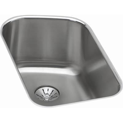 18 Gauge Stainless Steel 13.5'' x 20.4375'' x 9'' Single Bowl Undermount Kitchen Sink Kit by Elkay