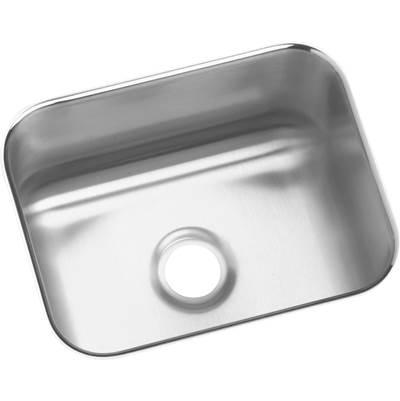 18 Gauge Stainless Steel 14.5'' x 11.75'' x 7'' Single Bowl Undermount Bar/Prep Sink by Elkay