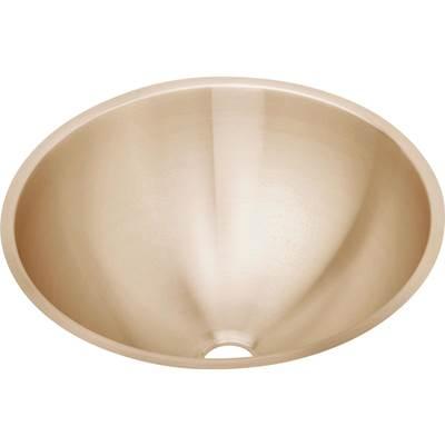 18 Gauge CuVerro antimicrobial copper 18.375'' x 18.375'' x 8'' Single Bowl Undermount Bathroom Sink by Elkay