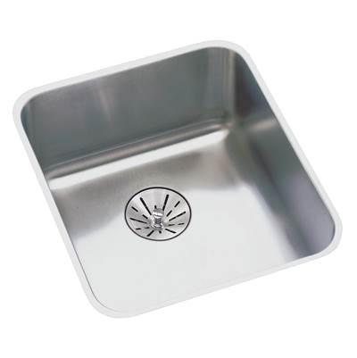 18 Gauge Stainless Steel 14'' x 18.5'' x 5.375'' Single Bowl Undermount Kitchen Sink Kit