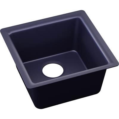 Quartz Luxe 15-3/4'' x 15-3/4'' x 7-11/16'' Single Bowl Dual Mount Bar Sink Jubilee by Elkay