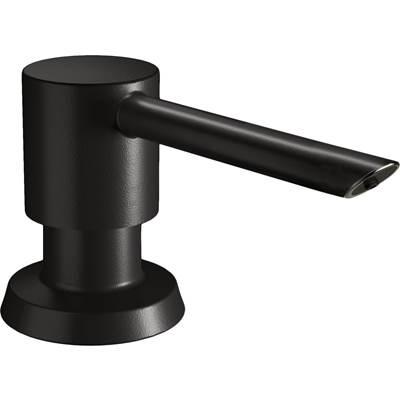 1.75'' x 3.9'' x 2.7'' Soap / Lotion Dispenser, Matte Black by Elkay