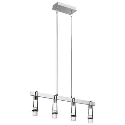 Linear Chandelier 4Lt LED by Elan
