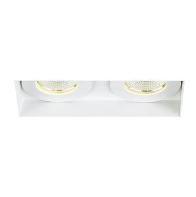 Eurofase Amigo 15W 2 Lights Trimless Downlight 3500K Black - White