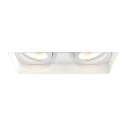 Eurofase Amigo 15W 2 Lights Trimless Gimbal 3500K Black - White
