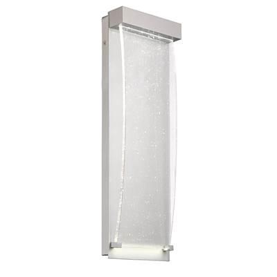 Kabo, Outdoor, 20'', Matte Silver, Clear Glass
