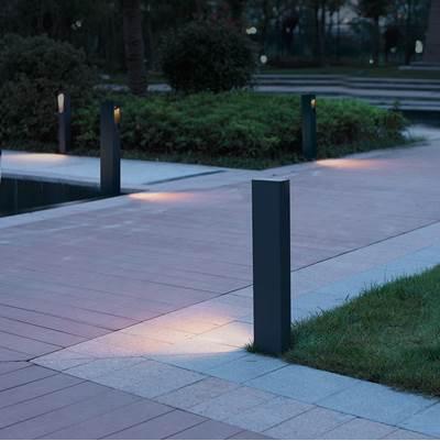 Led Bollard,1X7W,26In,Bk by Eurofase