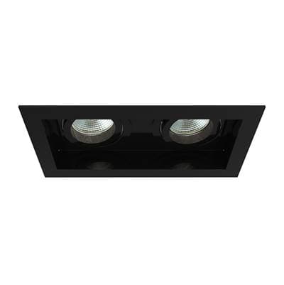 Eurofase Amigo 15W 2 Lights Trim Gimbal 3500K - Black by Eurofase