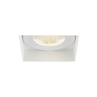 Eurofase Amigo 15W 1 Light Square Trimless Downlight 3500K - White