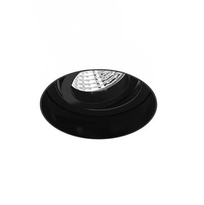 Eurofase Amigo 15W 1 Light Round Trimless Gimbal 3500K - Black